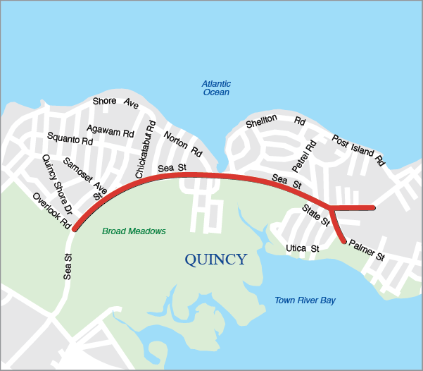 Quincy: Reconstruction of Sea Street